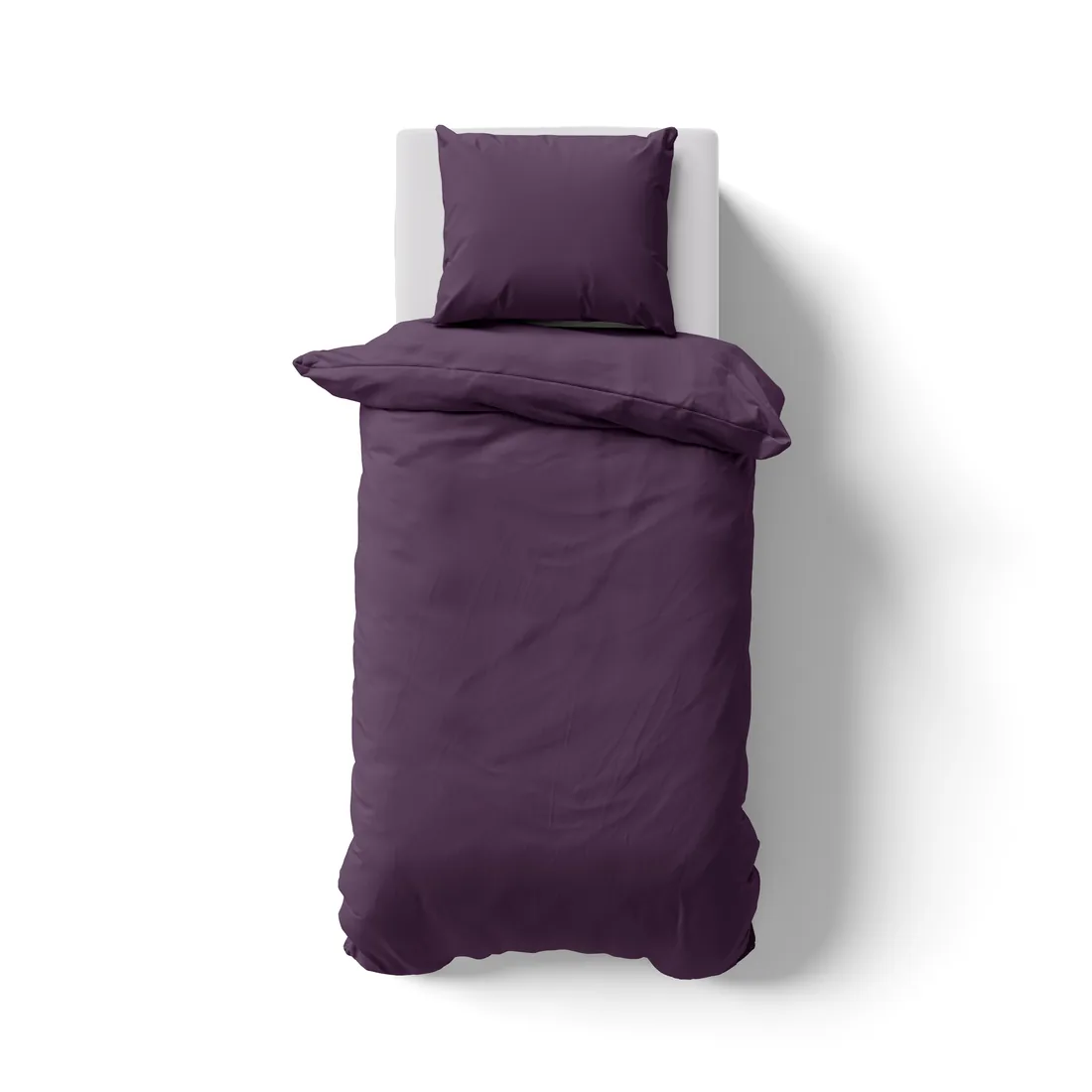 Mikrofaser Uni · Aubergine