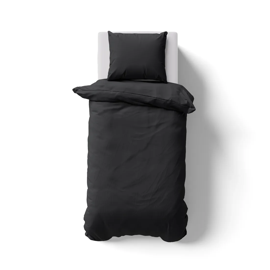 Mikrofaser Uni · Schwarz