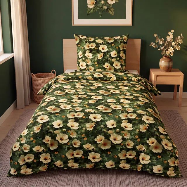 Mikrofaser Design Bettwäsche Garden Bloom