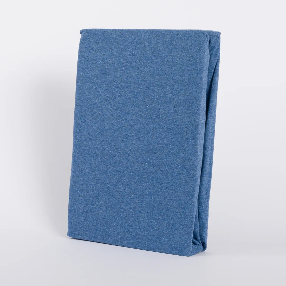 Jersey Melange · Jeans-Blau